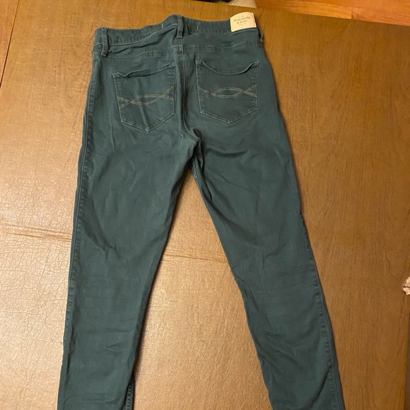 Abercrombie Green Skinny Jeans - Picture 3 of 3